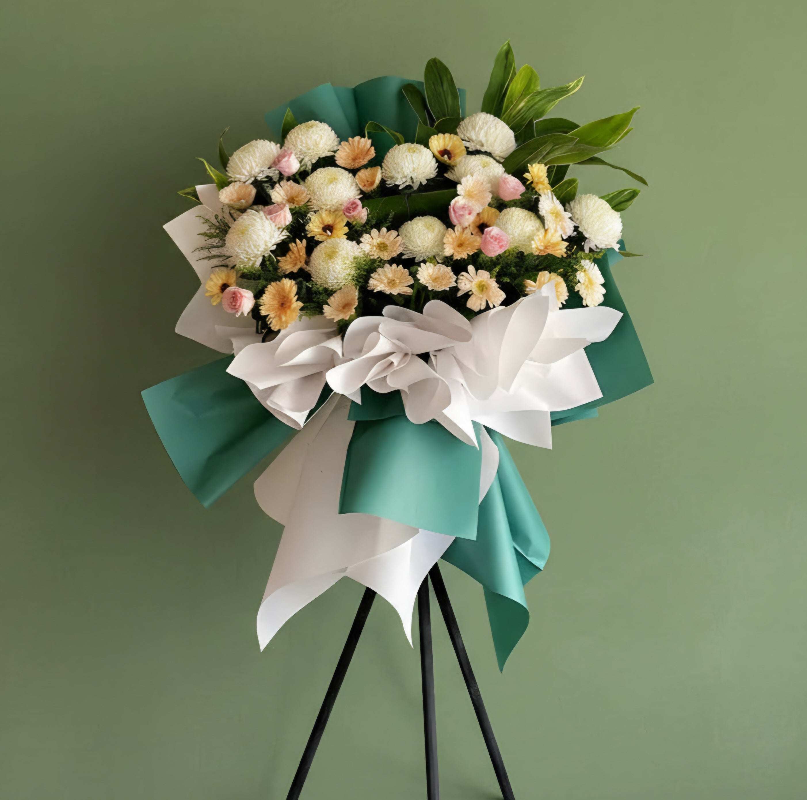 優惠殯儀花籃$450-680系列