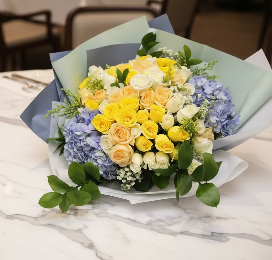 藍黃奏曲 flo.11（歐洲明信片免費贈送 💌）