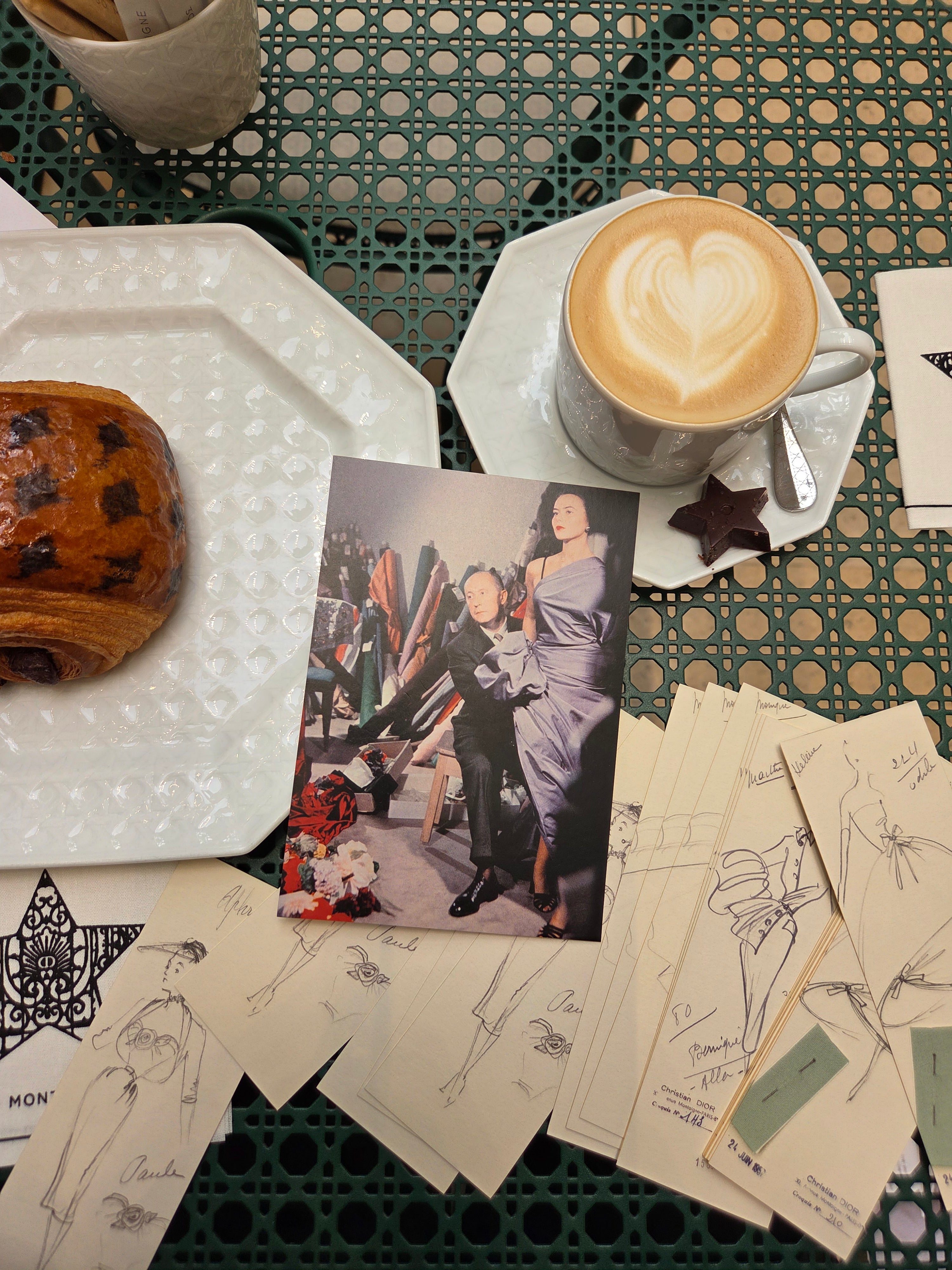 法國巴黎 Christine Dior postcard