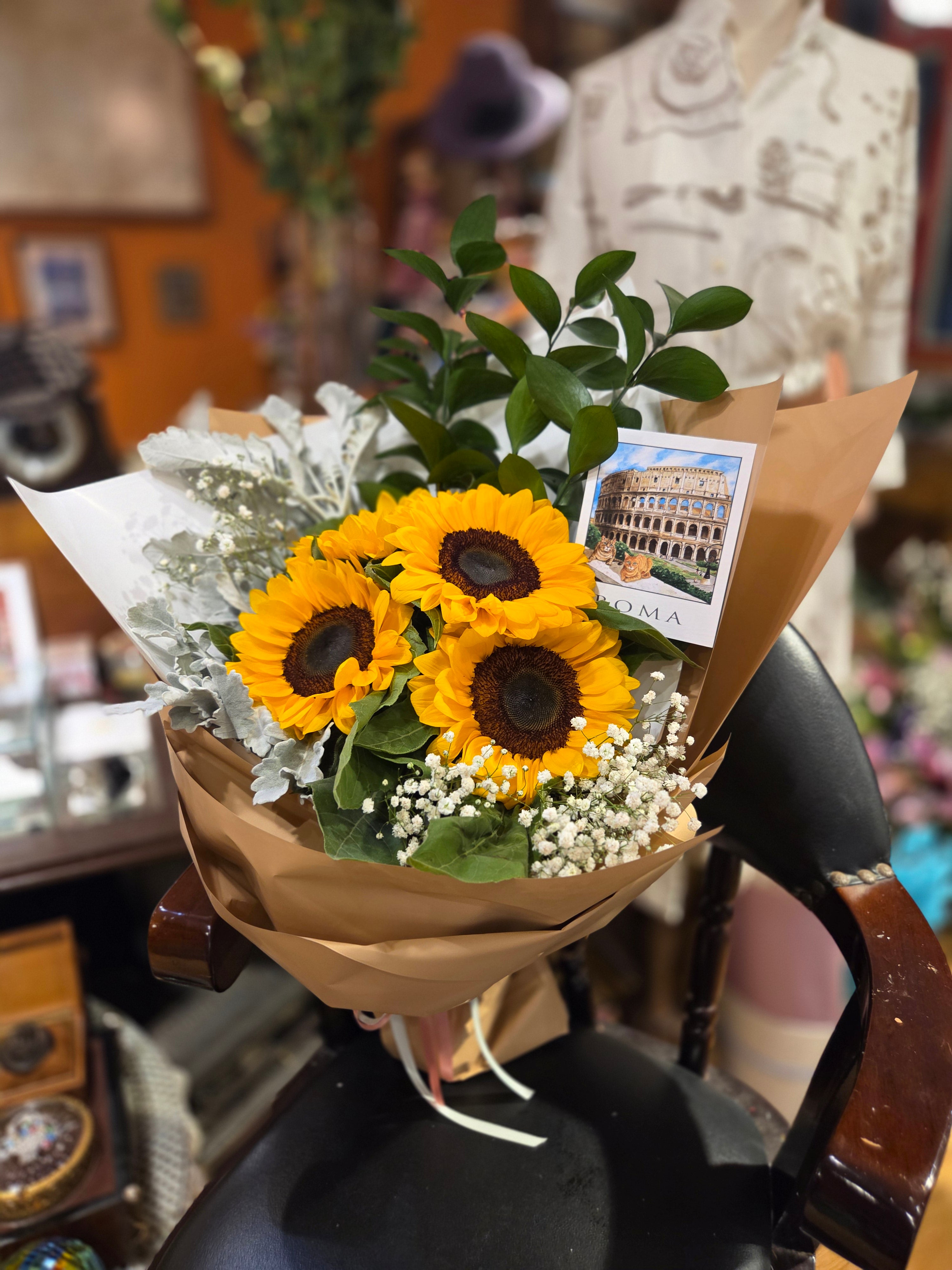 光輝向日葵花束 flo.36