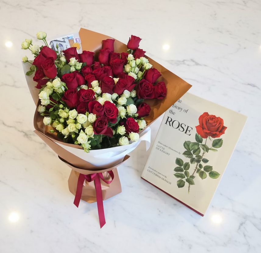 36支紅玫瑰花束 flo.39（歐洲明信片免費贈送 💌）