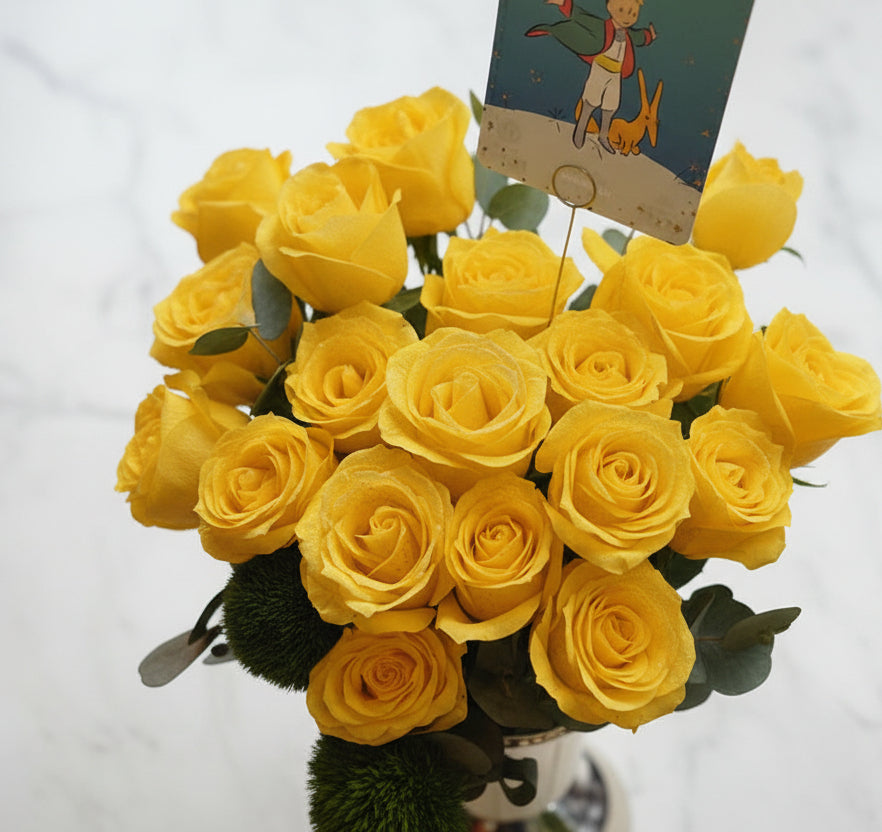 迪士尼限量英國史迪仔藍色心形玫瑰花瓶 flo.5（歐洲明信片免費贈送 💌）