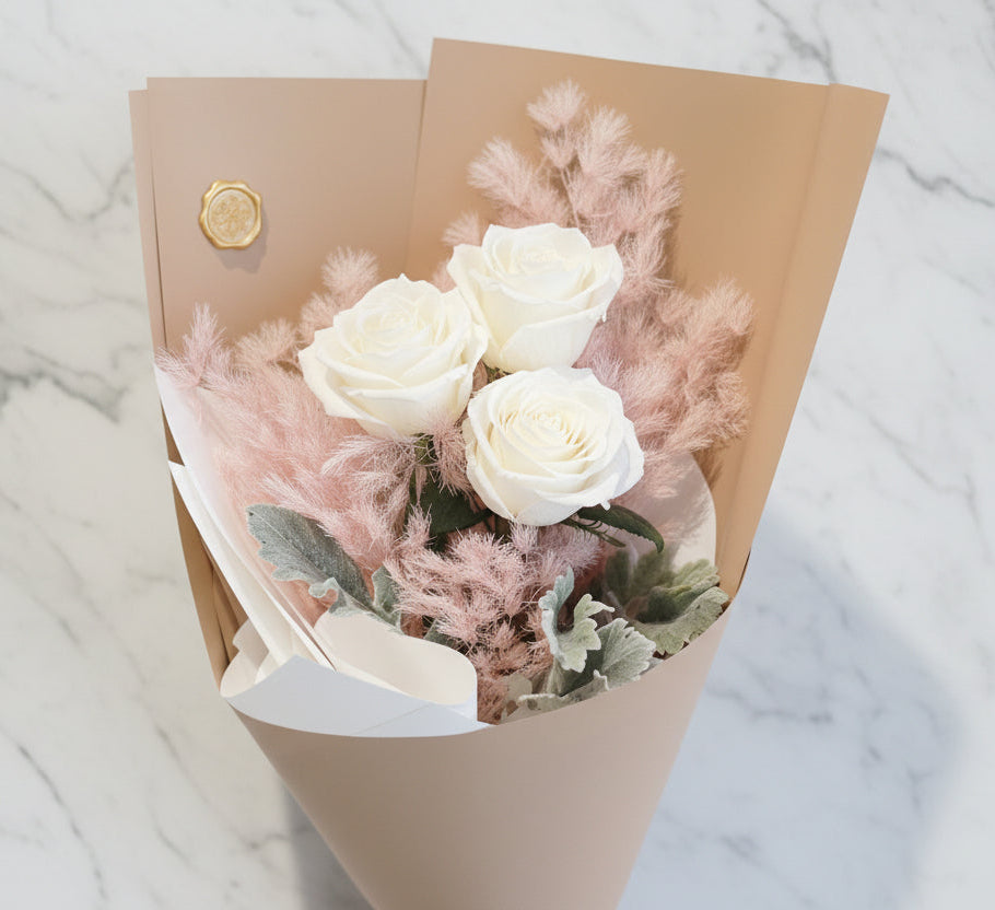 三朵玫瑰 flo.25（歐洲明信片免費贈送 💌）