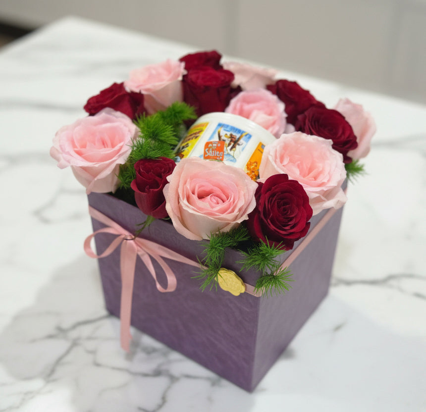 英國迪士尼米奇杯玫瑰花盒 box.29（歐洲明信片免費贈送 💌）