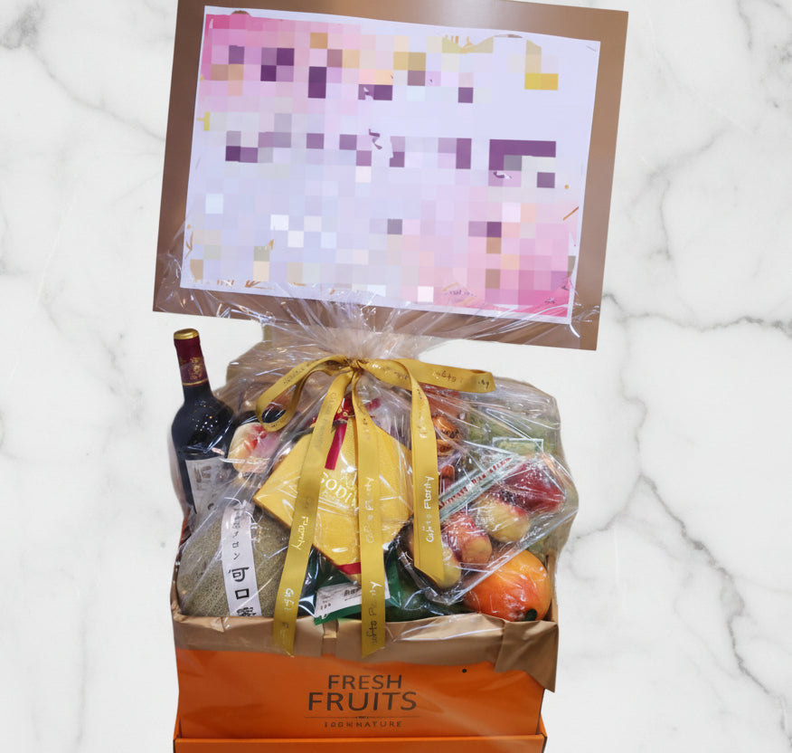 godiva朱古力法國紅酒果籃 Hamper.05（歐洲明信片免費贈送 💌）