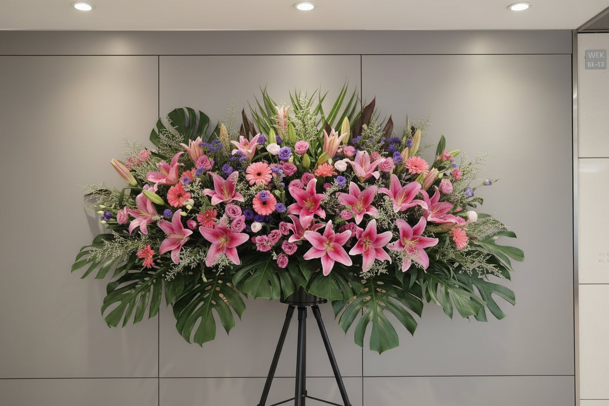 (特大) 百花齊放四尺 open.33