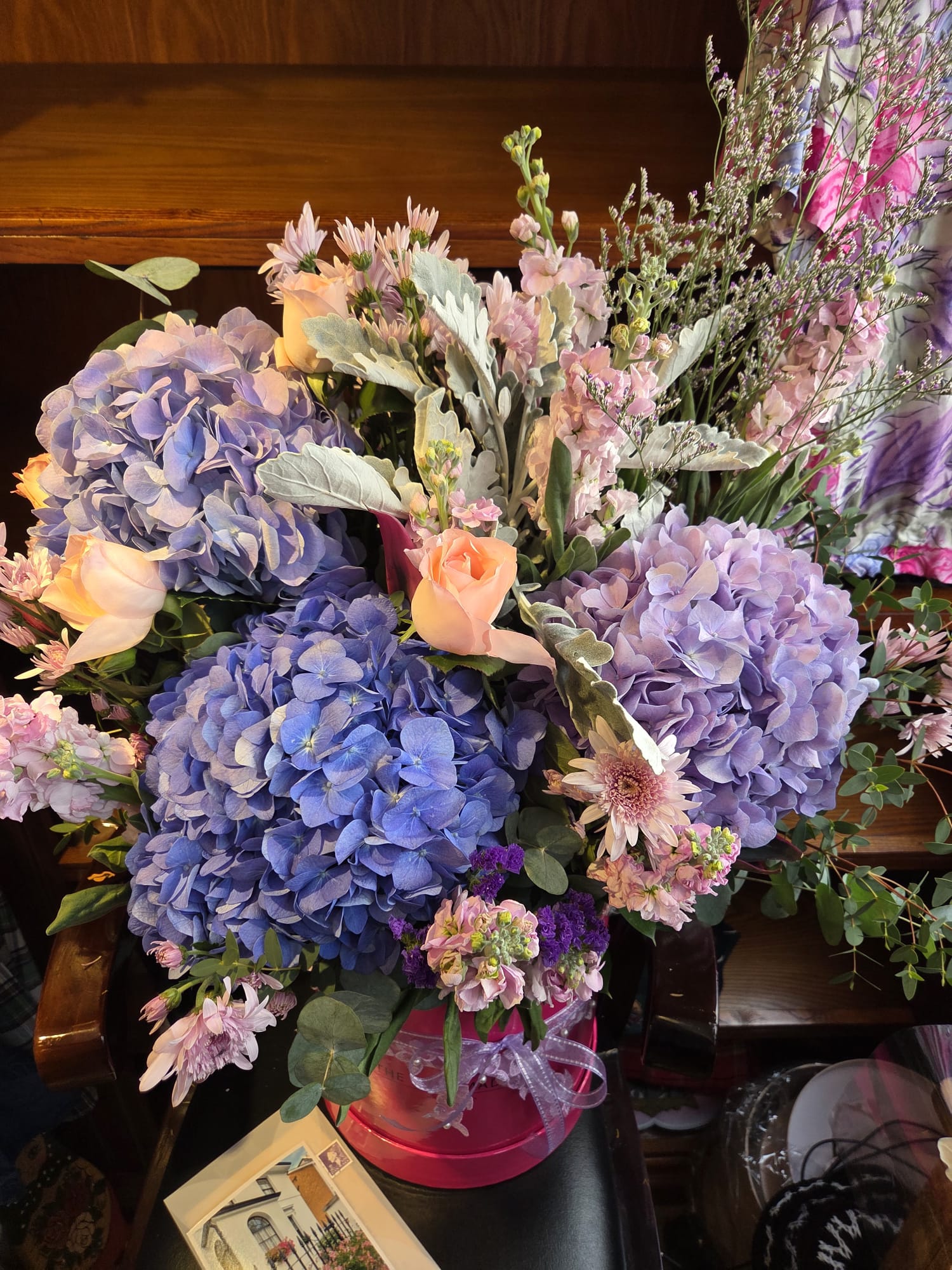 優雅繡球中花盒 box.7